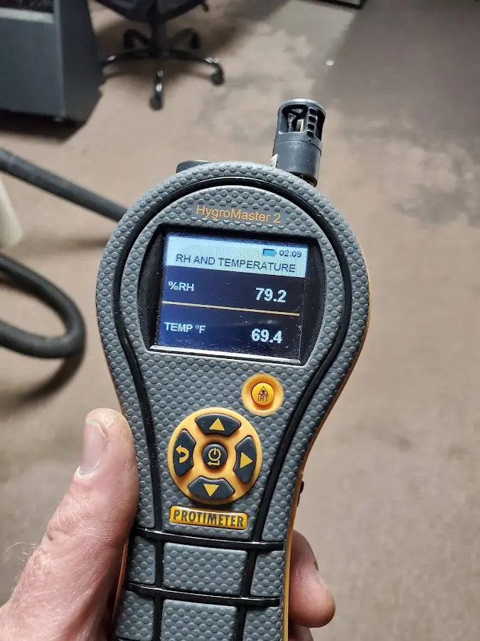 Moisture meter humidity assessment for Mold Remediation & Removal in Alexandria